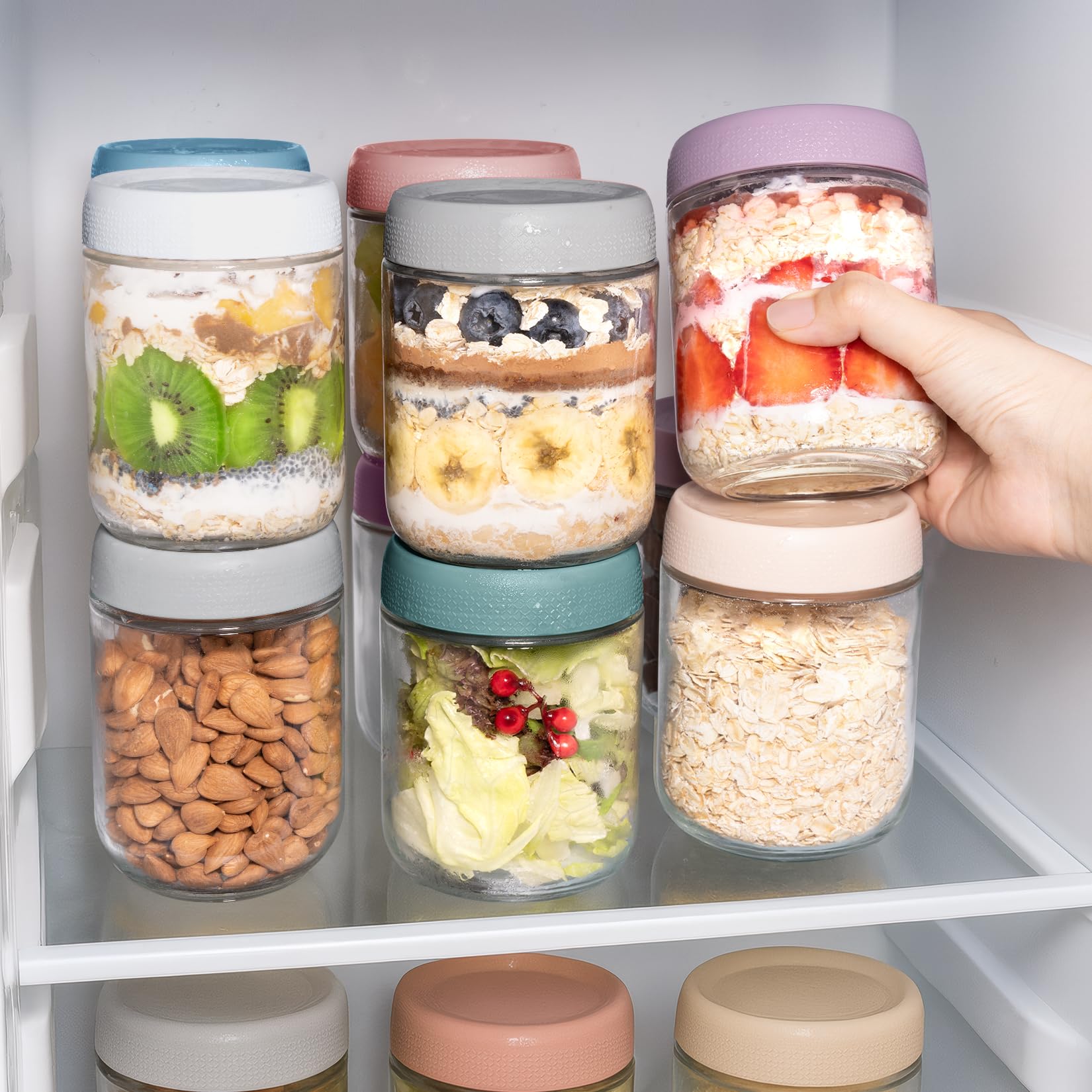 SECLENT jarras versátiles para snacks y comidas rápidas en la oficina