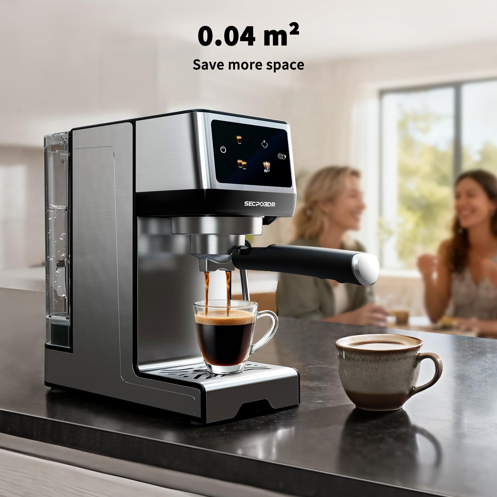 Secpoedr varita de vapor, espuma estable para bebidas.