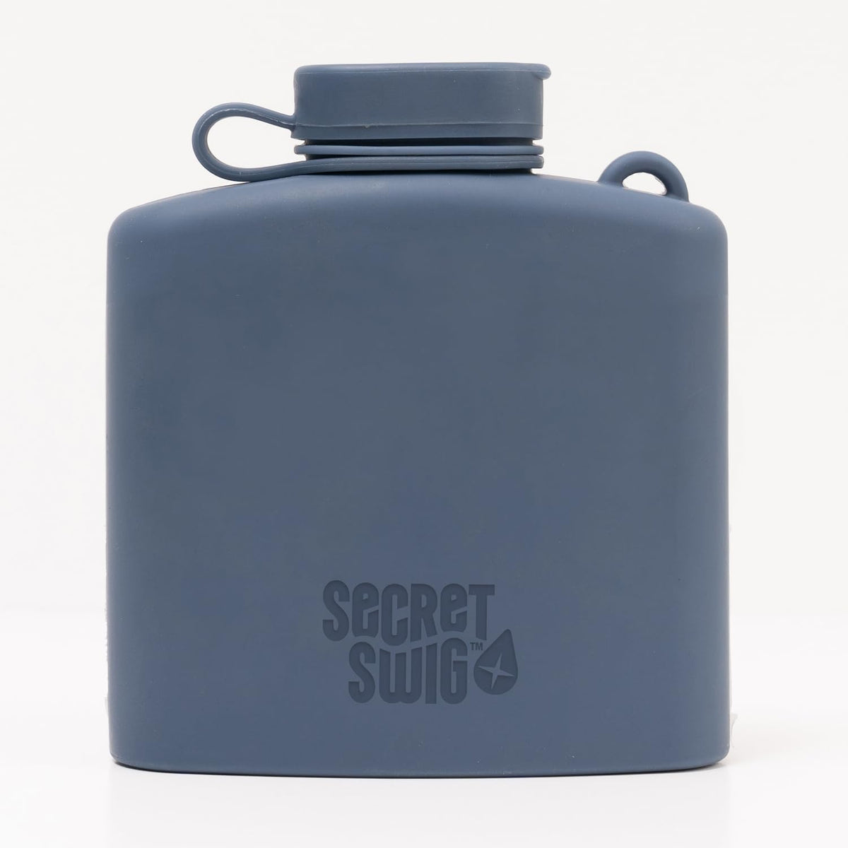 Secret Swig frasco de silicona 8oz con embudo ventilado, perfecto para llevar bebidas con seguridad.