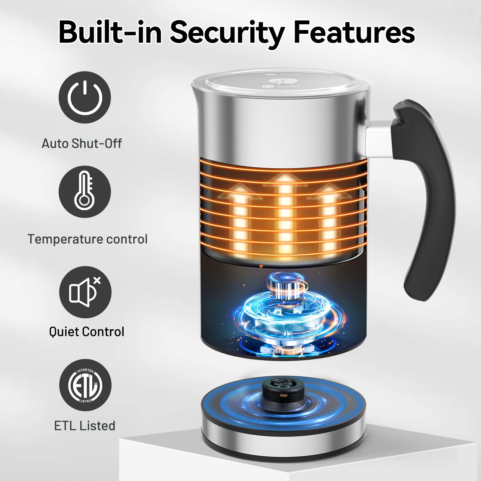 Secura espumador leche, control Strix garantiza seguridad y rendimiento