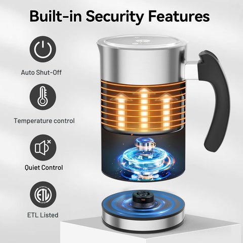 Secura espumador leche, control Strix garantiza seguridad y rendimiento