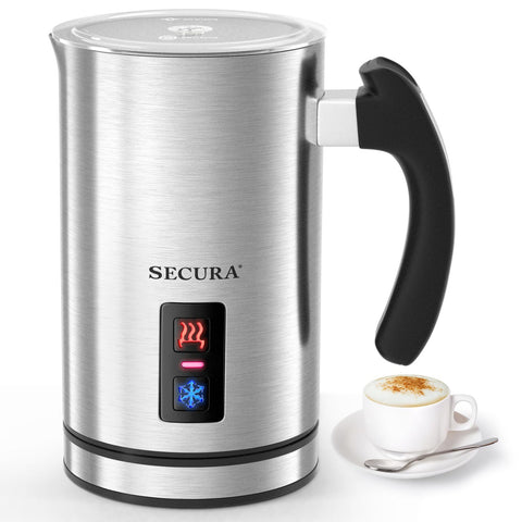 Secura espumador de leche, espuma caliente perfecta para cappuccino y latte art