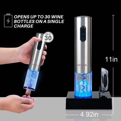 Mango ergonómico de Secura, cómodo para usar durante fiestas.