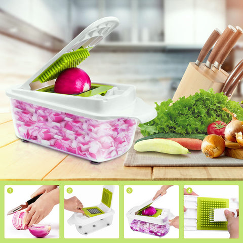 Sedhoom Direct: picado rápido de cebolla en recipiente incluido.