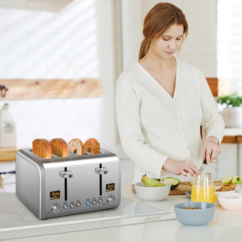 SEEDEEM Tostadora potencia 1800W para tostado rápido y uniforme