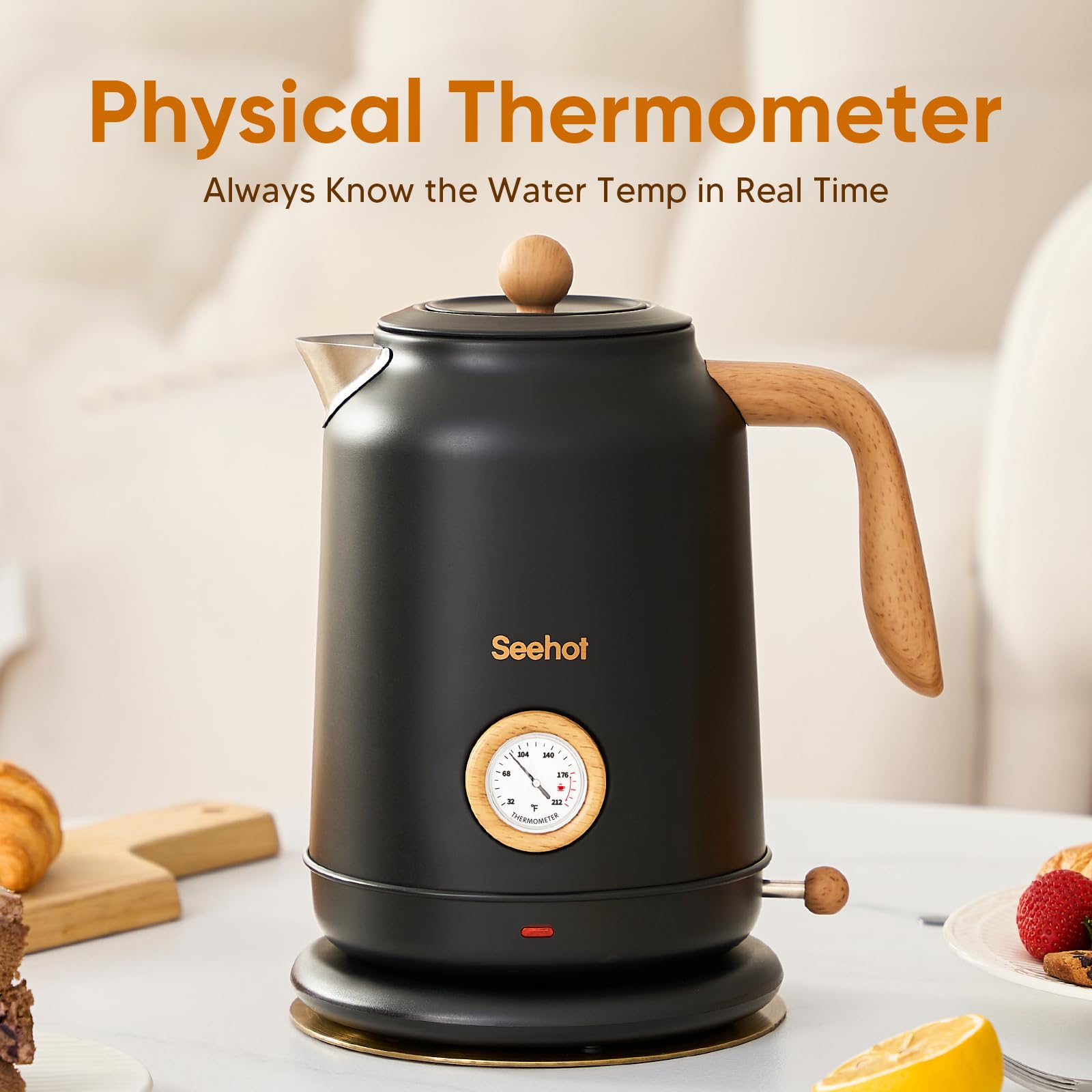 Seehot calienta rápido con 1200W, ideal para mañanas agitadas