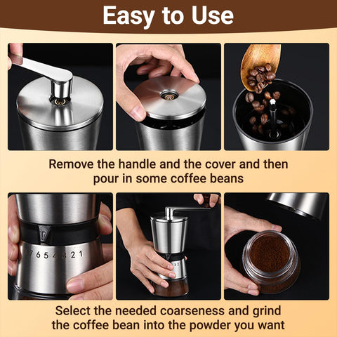 Seektik molinillo, capacidad 80 g para varias tazas