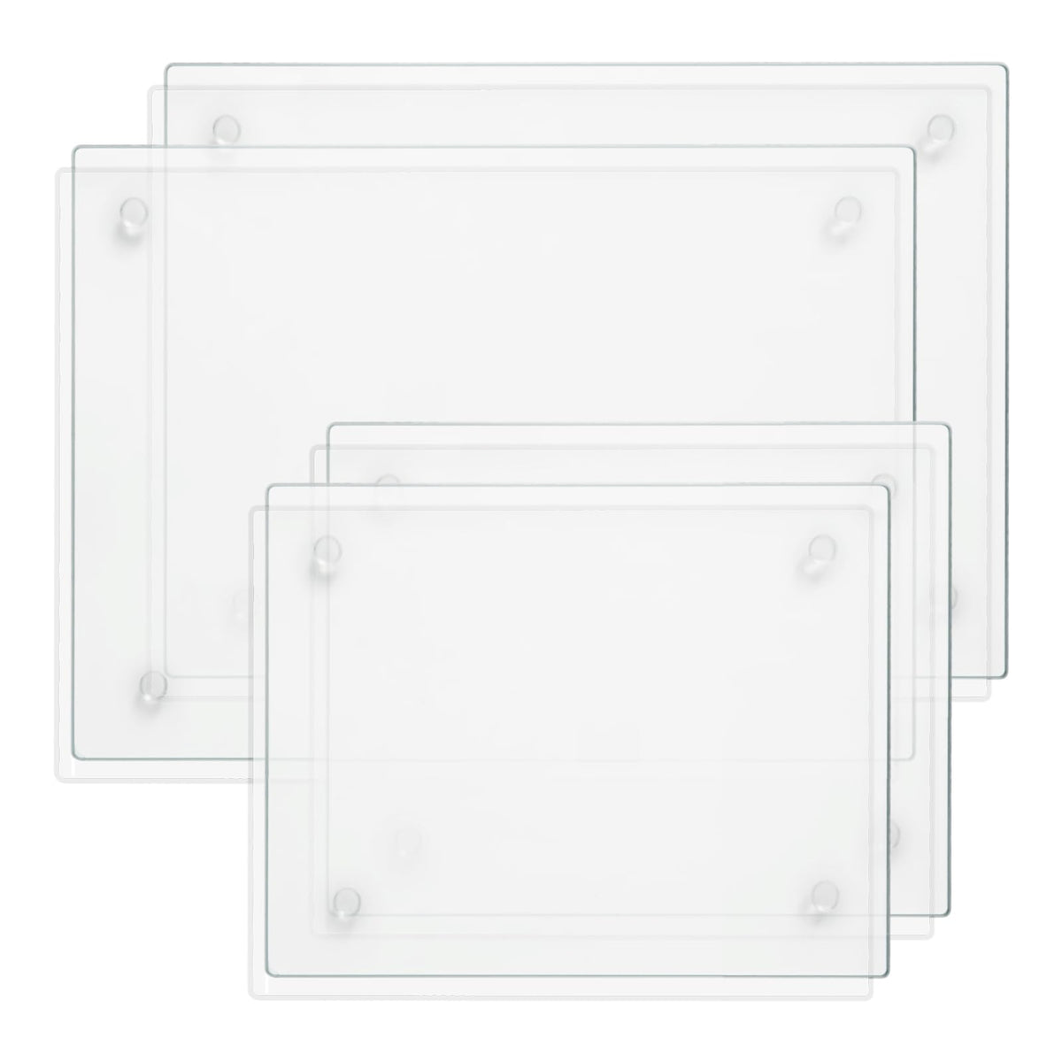 Seelenruhe tabla de vidrio templado 16x12, superficie resistente para cortar con seguridad.