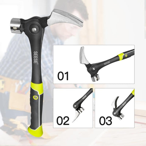 Seese comparación de tamaño con mano para ver escala y control ergonómico