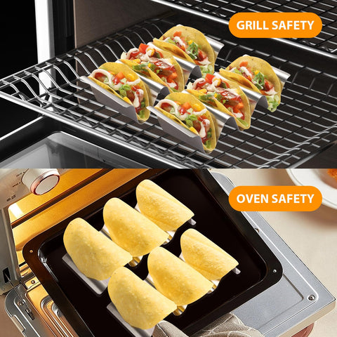 SeewtLice soporte-taco 3-tacos por-pieza, uso eficiente
