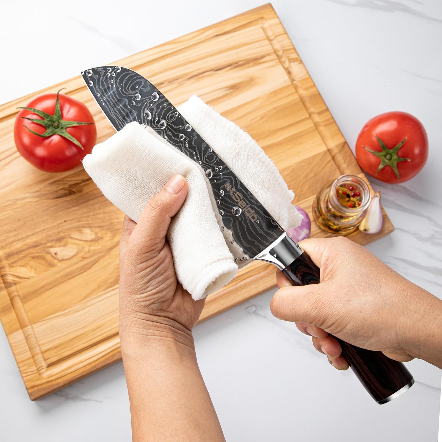 Seido Knives: afilador de acero para mantener el filo entre usos.