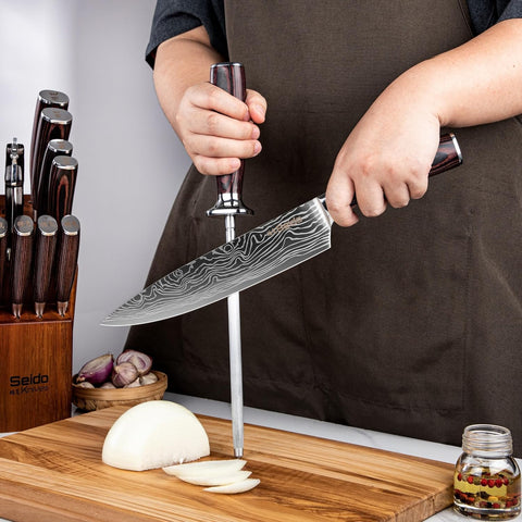 Seido Knives: cuchillo de pelar 3.5 pulgadas para pelar frutas y verduras.