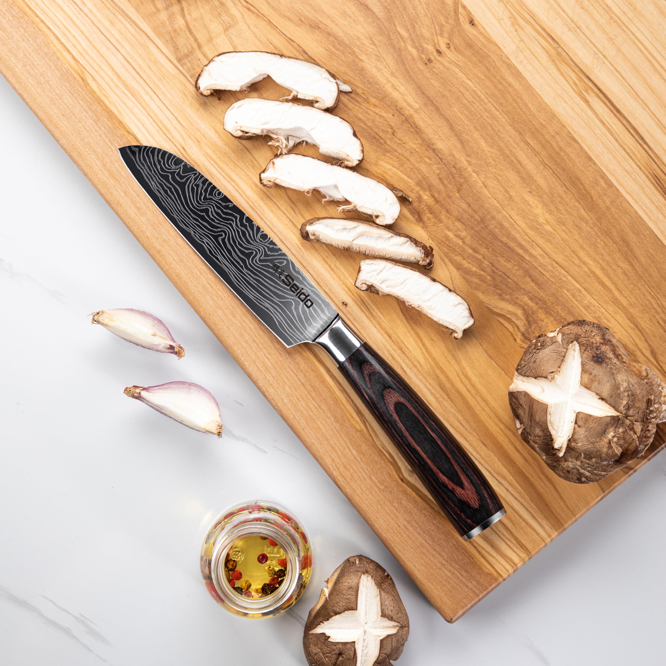 Seido Knives full tang: equilibrio perfecto y manejo cómodo.