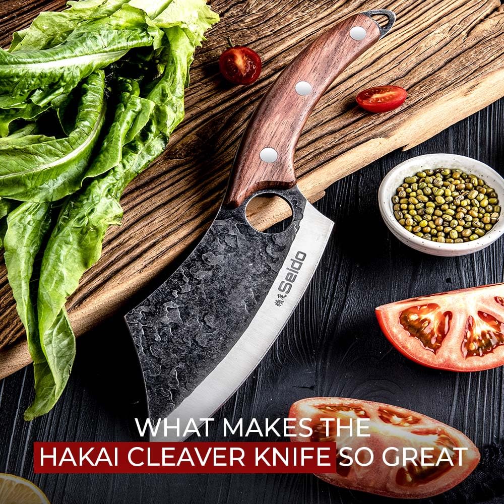 Seido Knives Hakai, acabado de alto carbono que mantiene el filo