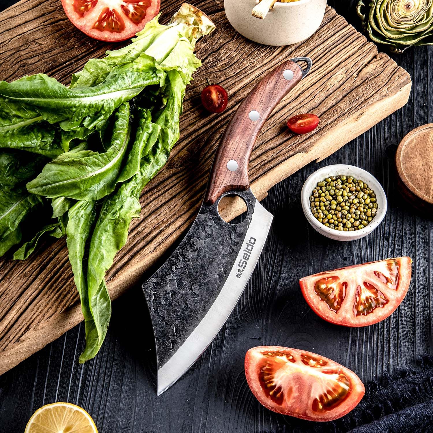 Seido Knives Hakai, funda de cuero para almacenamiento seguro