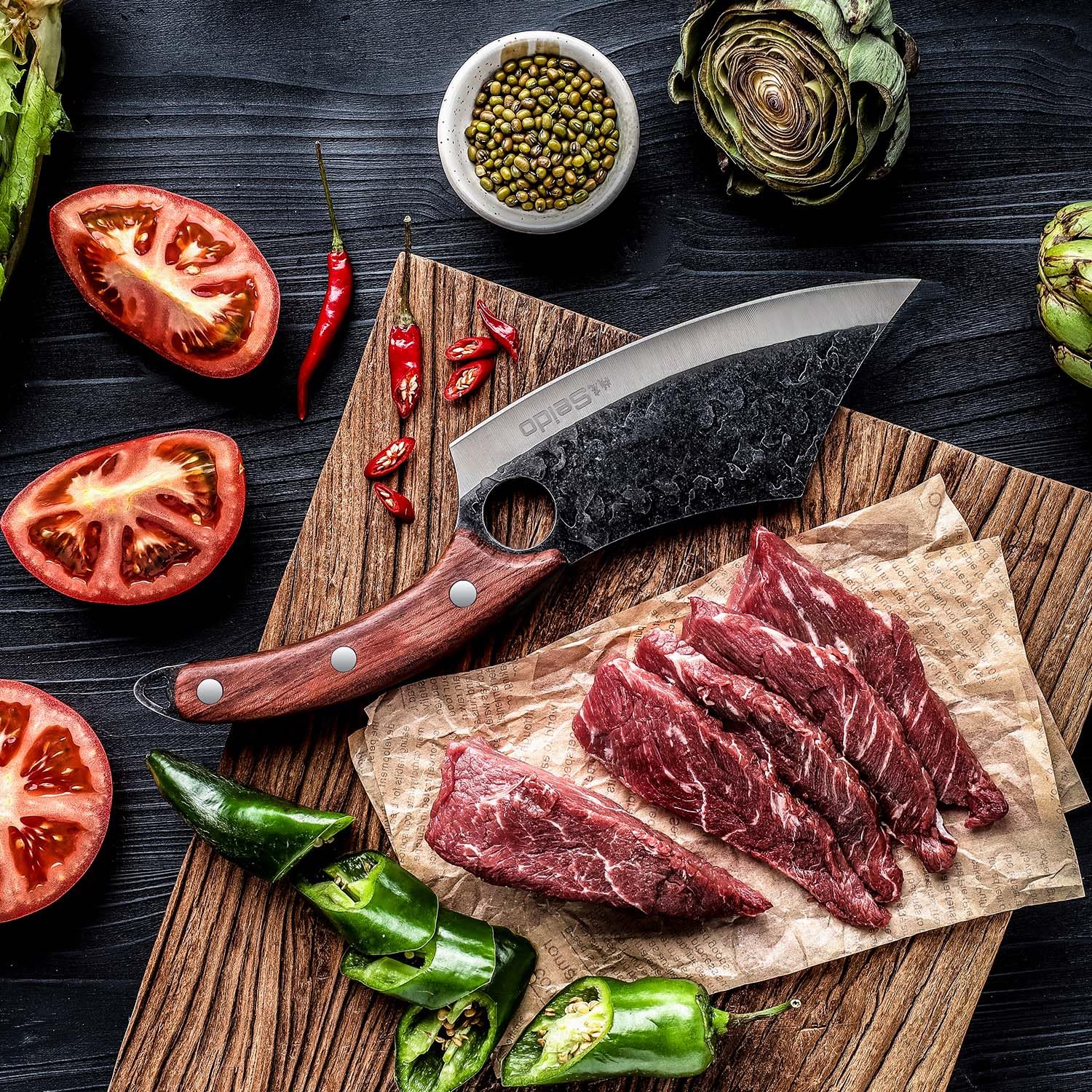 Seido Knives Hakai, ideal para barbacoa gracias a su potencia de corte