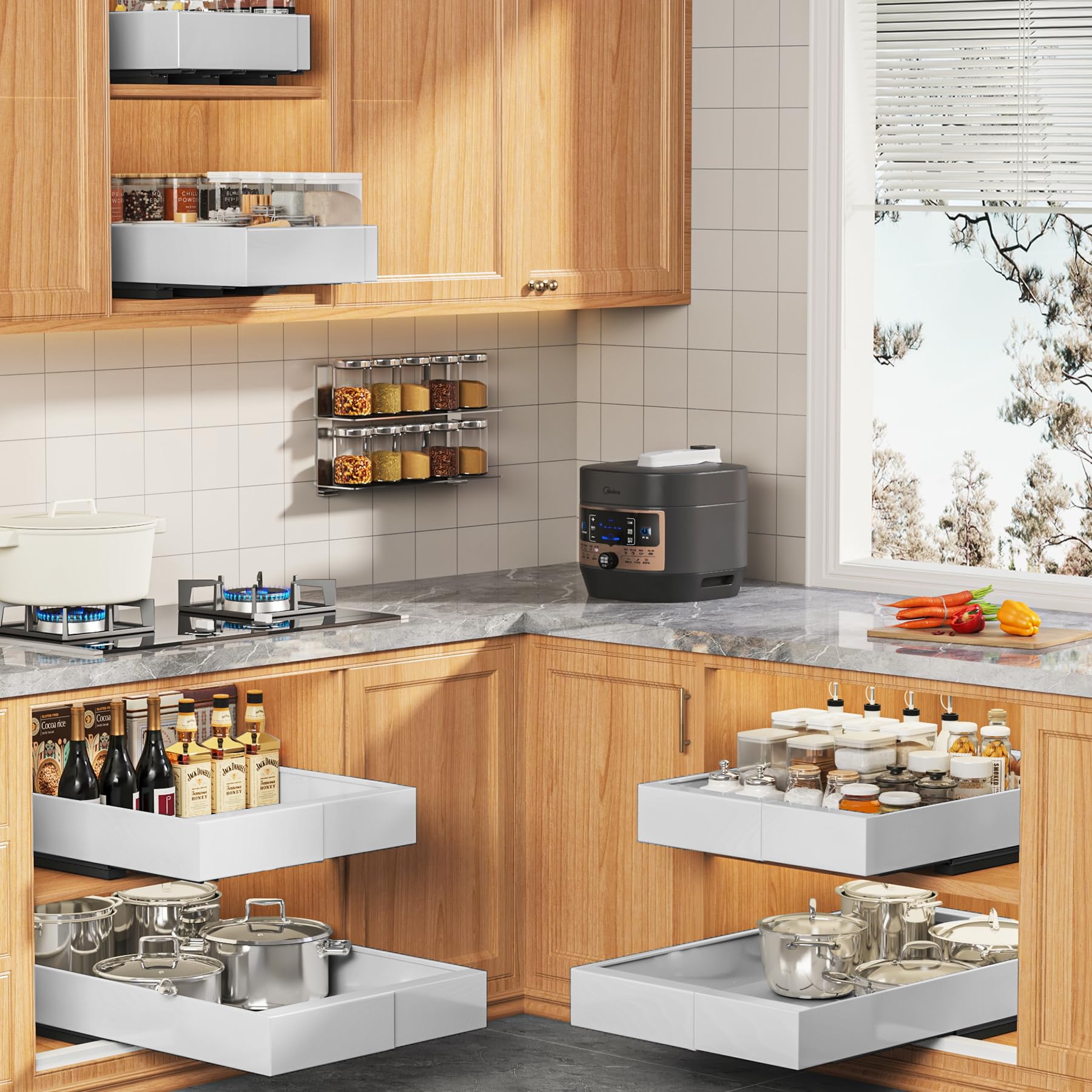 Seinloes organizador de cocina para mantener utensilios ordenados