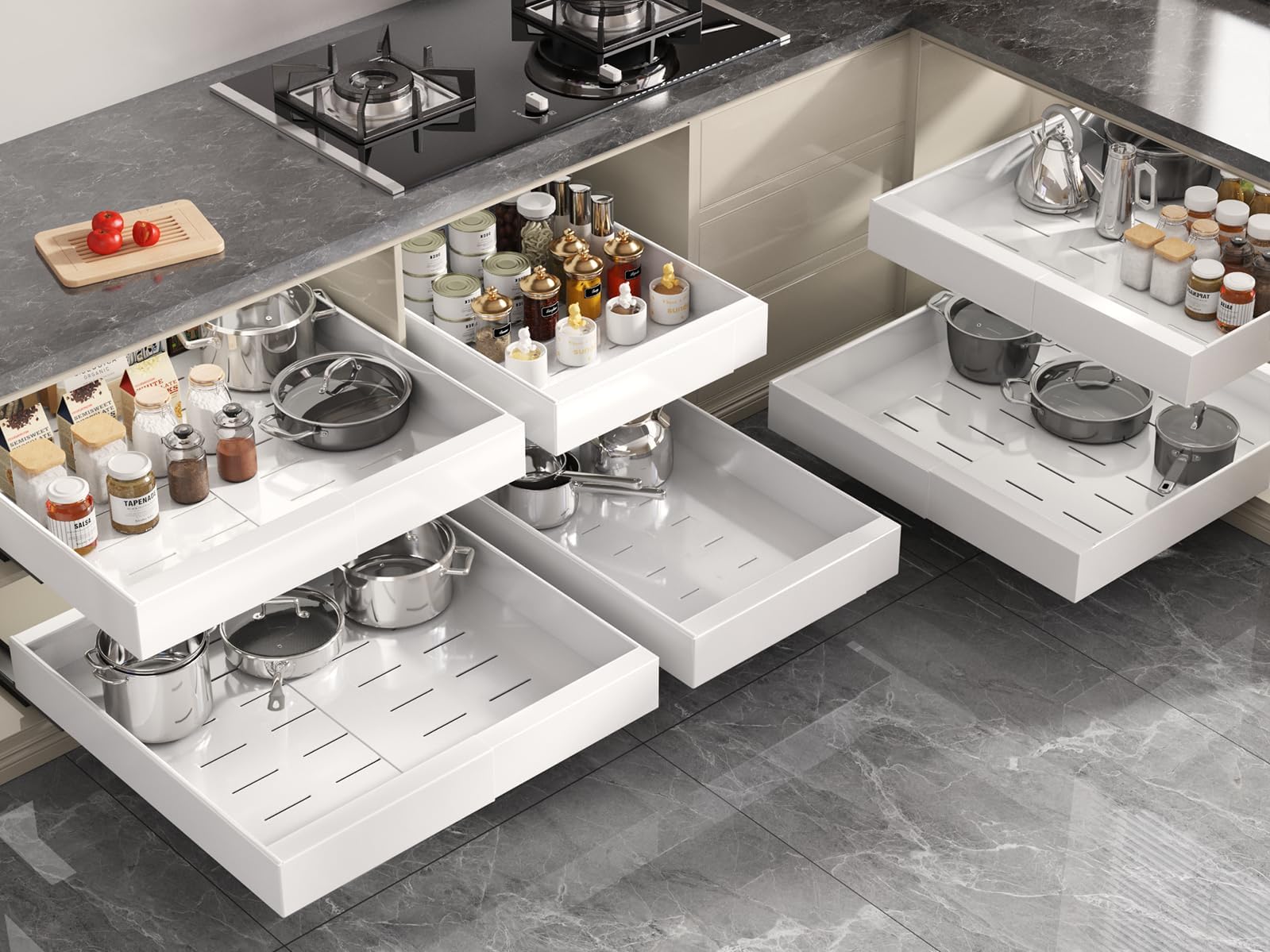 Seinloes diseño práctico para despensa, cocina y armarios