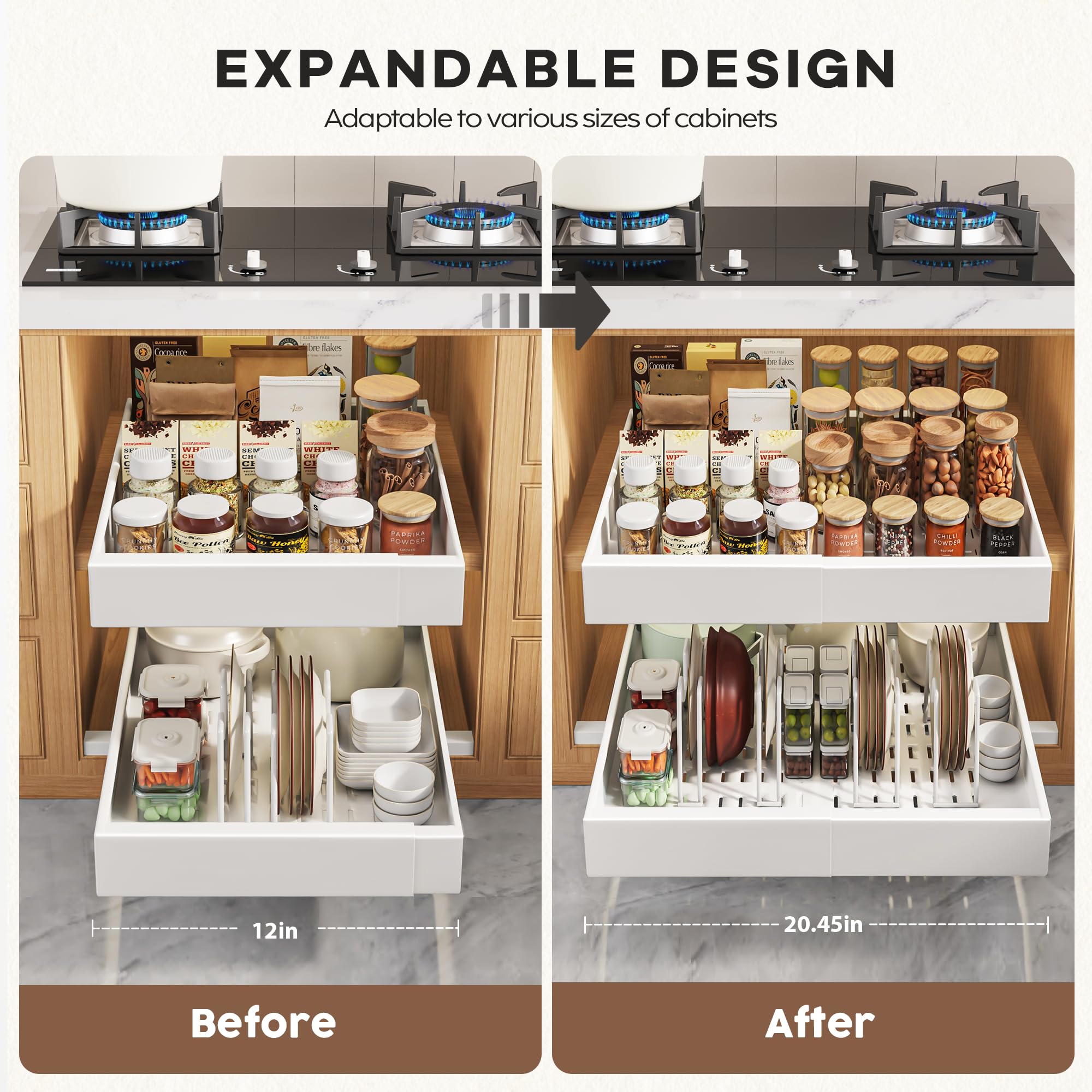 Pad elevador Seinloes para armarios con marco, compatible con diseño de encaje.