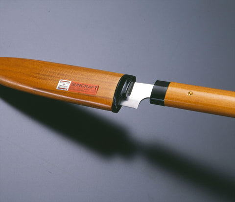 Mango de madera del cuchillo Seki Japón con diseño ergonómico