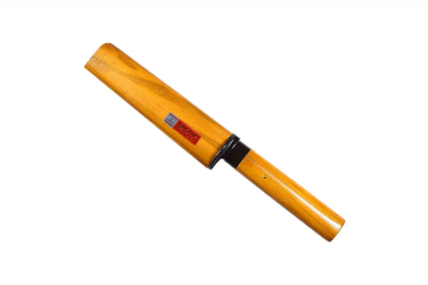 Mango de madera natural del cuchillo Seki Japan ofrece agarre cómodo.
