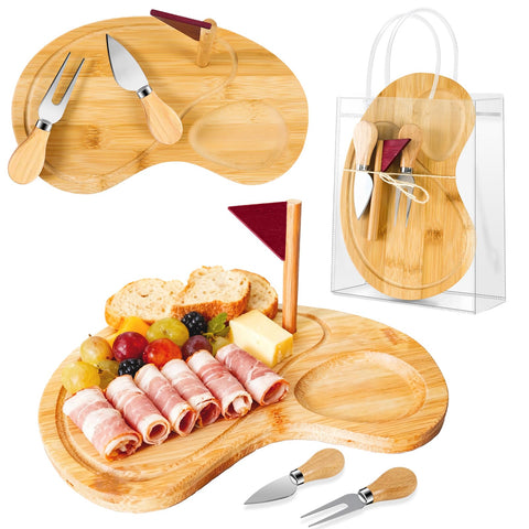 Sel Natural tabla-queso-golf-cuchillos-bolsa: ideal para regalo y fiestas temáticas