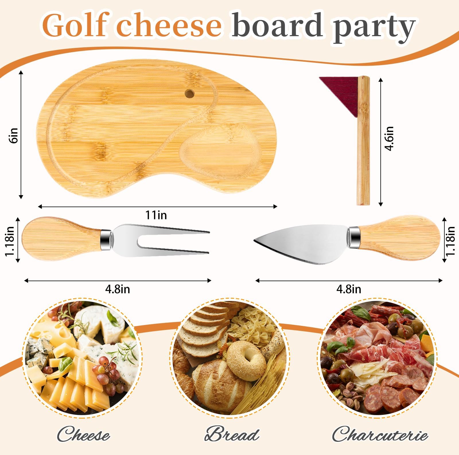 Sel Natural tabla-queso-golf-diseno-unico: añade personalidad a tus preparaciones