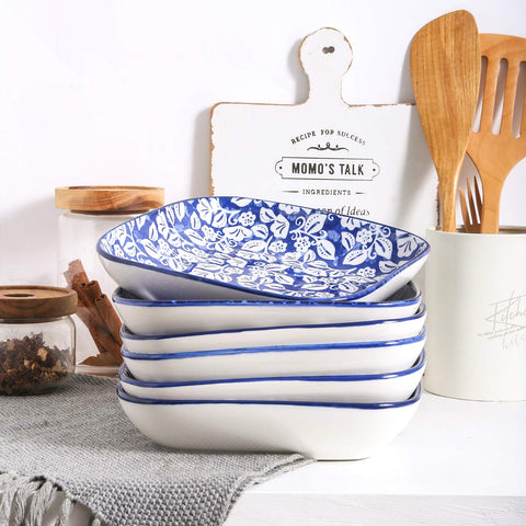 Selamica diseño chino azul añade estilo tradicional a tus comidas