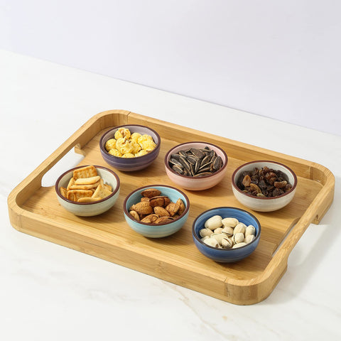 Juego de 6 cuencos cerámicos Selamica para salsas y aperitivos