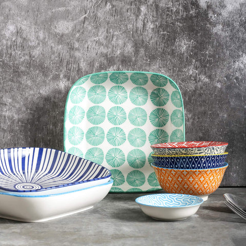 Selamica porcelana apta para microondas y horno, uso diario.