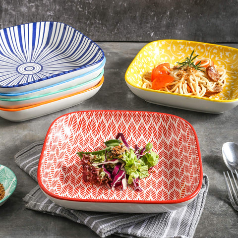 Selamica platos apilables, ahorro de espacio en cocina y comedor.