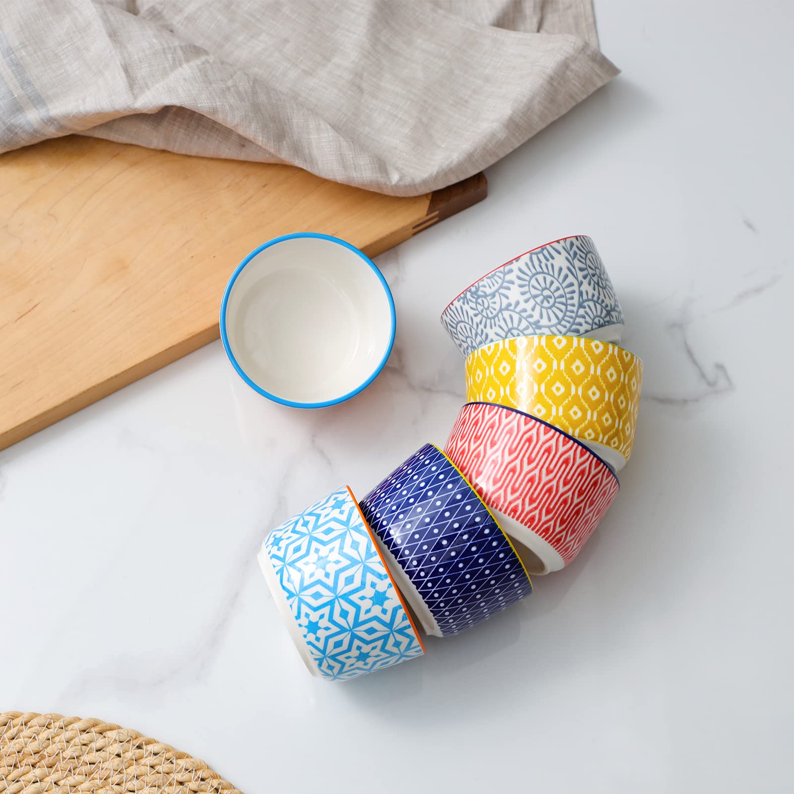 Selamica ramekin cerámico 4 oz para pudding, opción fácil de postre.