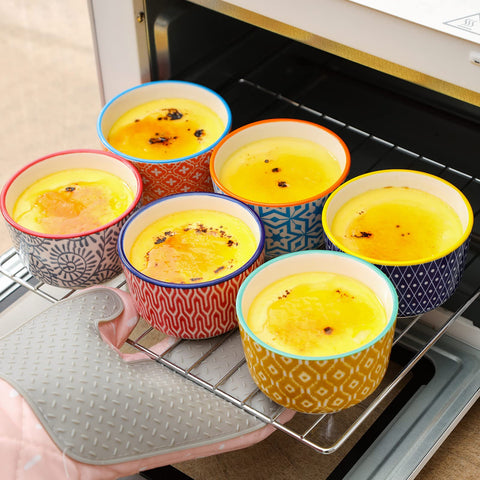 Selamica ramekin cerámico 4 oz para salsas y condimentos, servicio práctico.