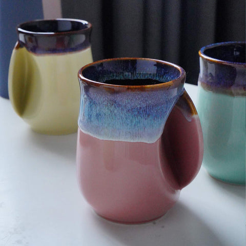 Selamica taza calentadora de manos para inviernos fríos.