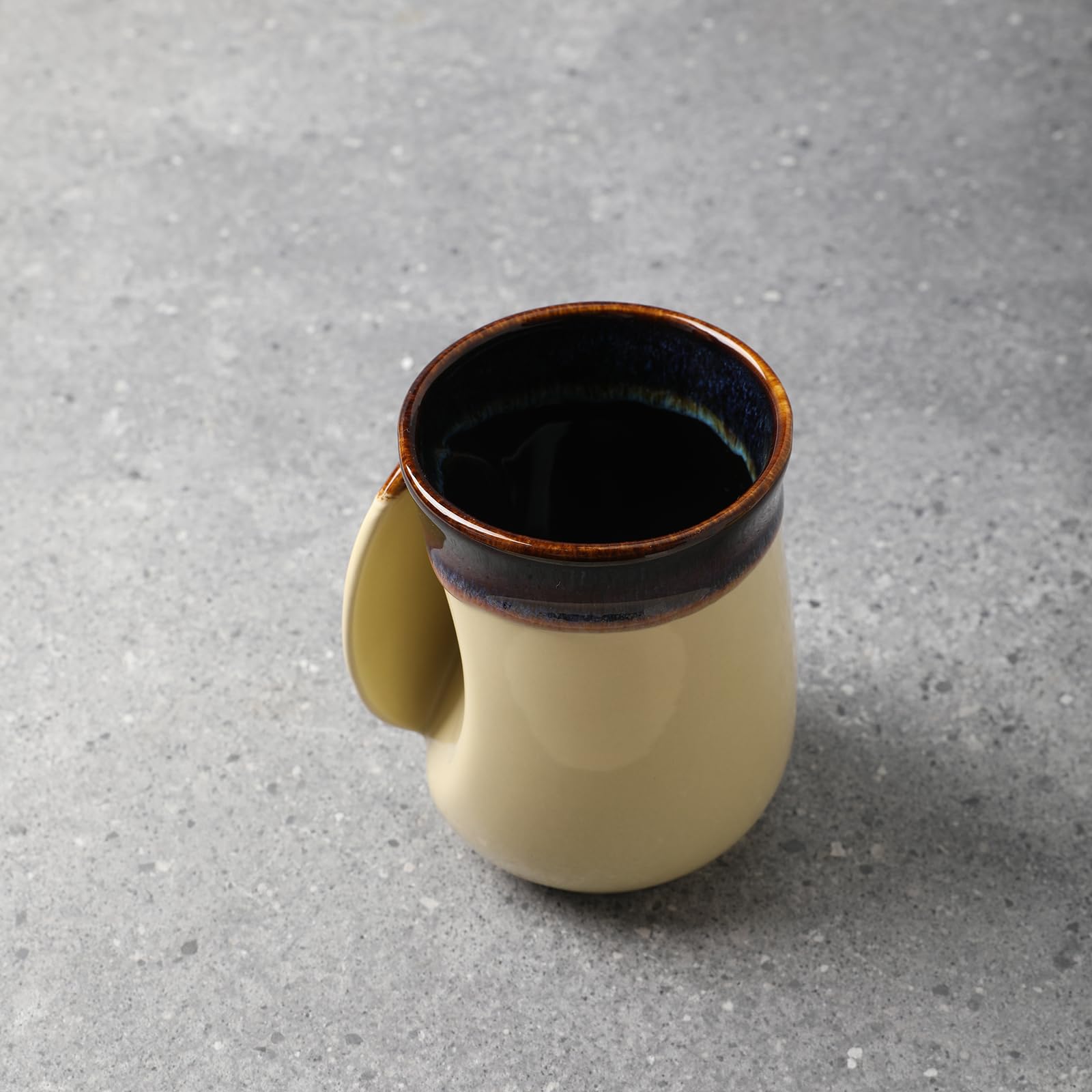 Selamica taza cerámica rosa para uso diario seguro de tus bebidas