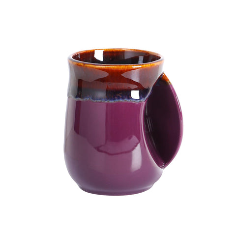 Taza Selamica de 18oz con bolsillo para calentar las manos, ideal para bebidas calientes.