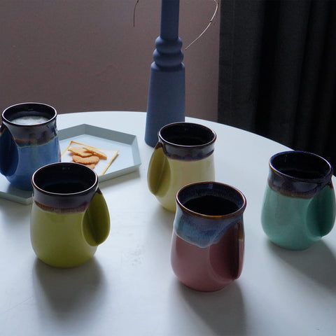 Taza Selamica azul, regalo ideal para familia y amigos.