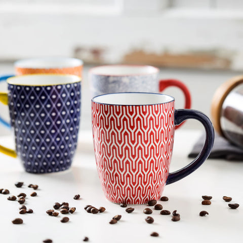Selamica tazas cerámica con diseño único, para té o café.
