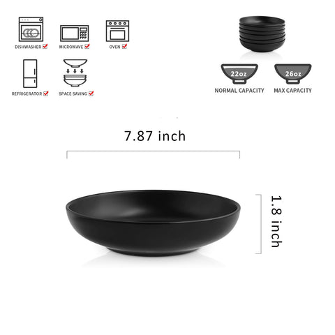 Selamica tazones 26 oz para ensaladas y platos abundantes.