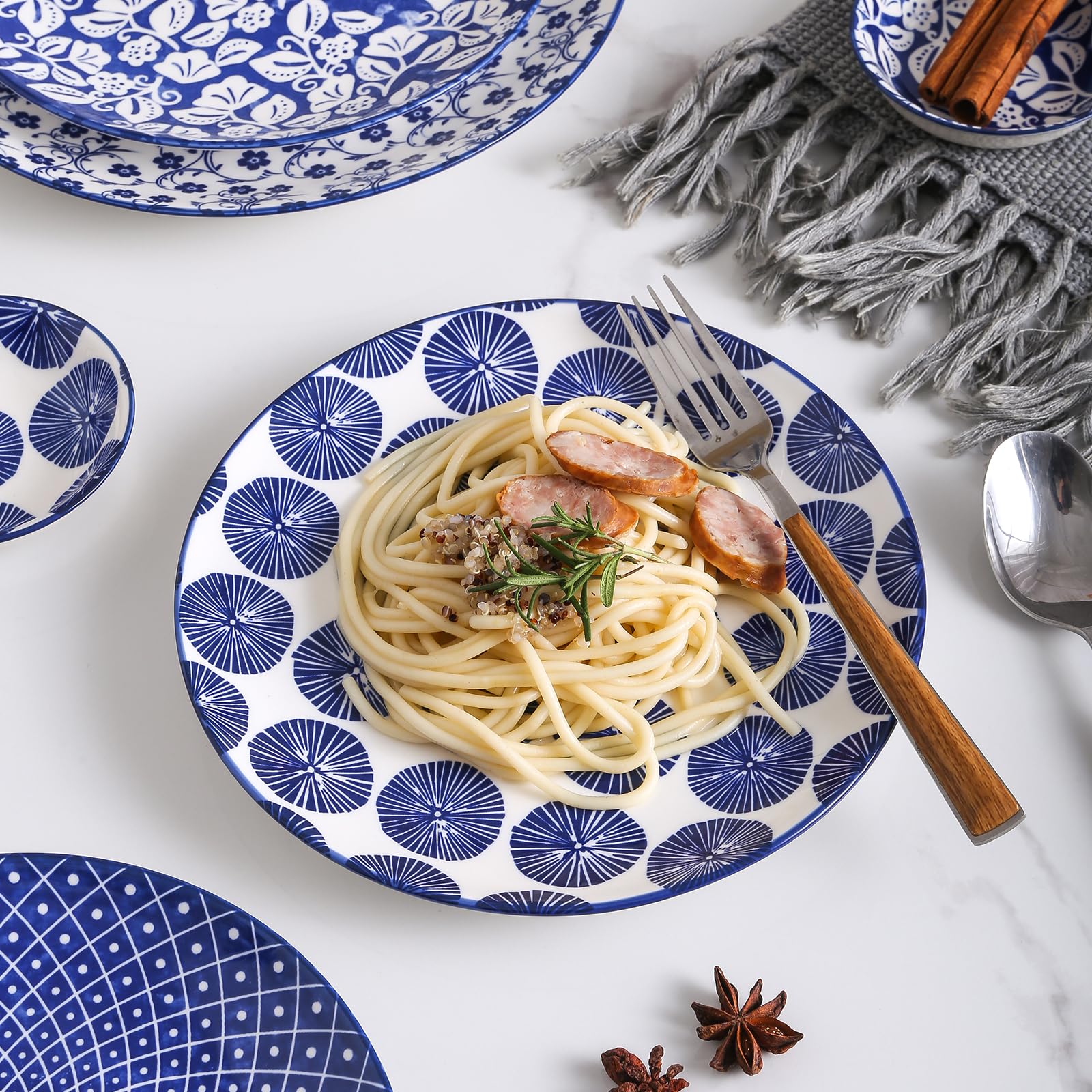 Selamica tazones para pasta de 26 oz, porciones generosas.