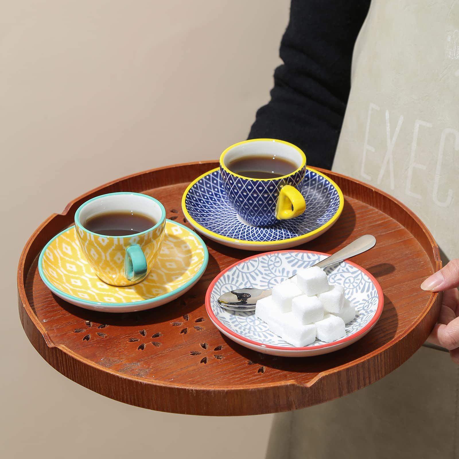 Regalo elegante Selamica para amantes del café y momentos decorativos.