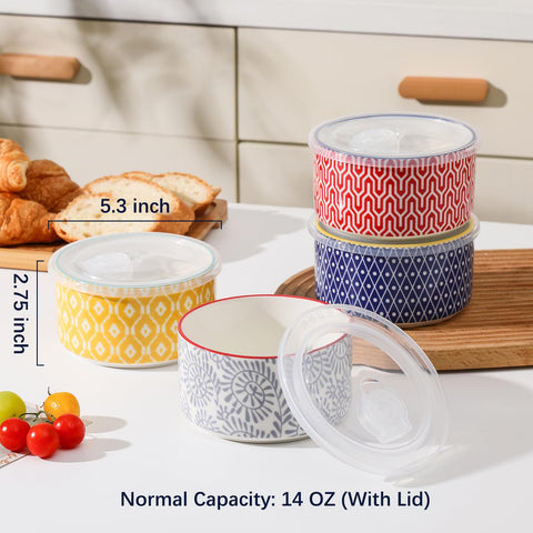 Uso diario Selamica: cuenco con tapa ideal para almuerzo y picnic.