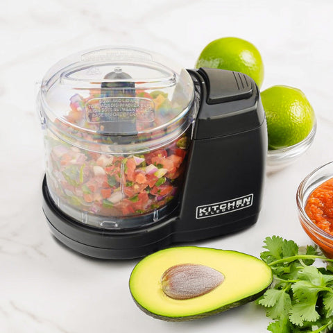 Kitchen Selectives picadora eléctrica con tapa de seguridad para cocinar con confianza
