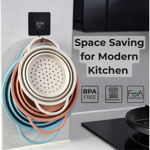 SelectShen colador silicona sin BPA para cocina segura