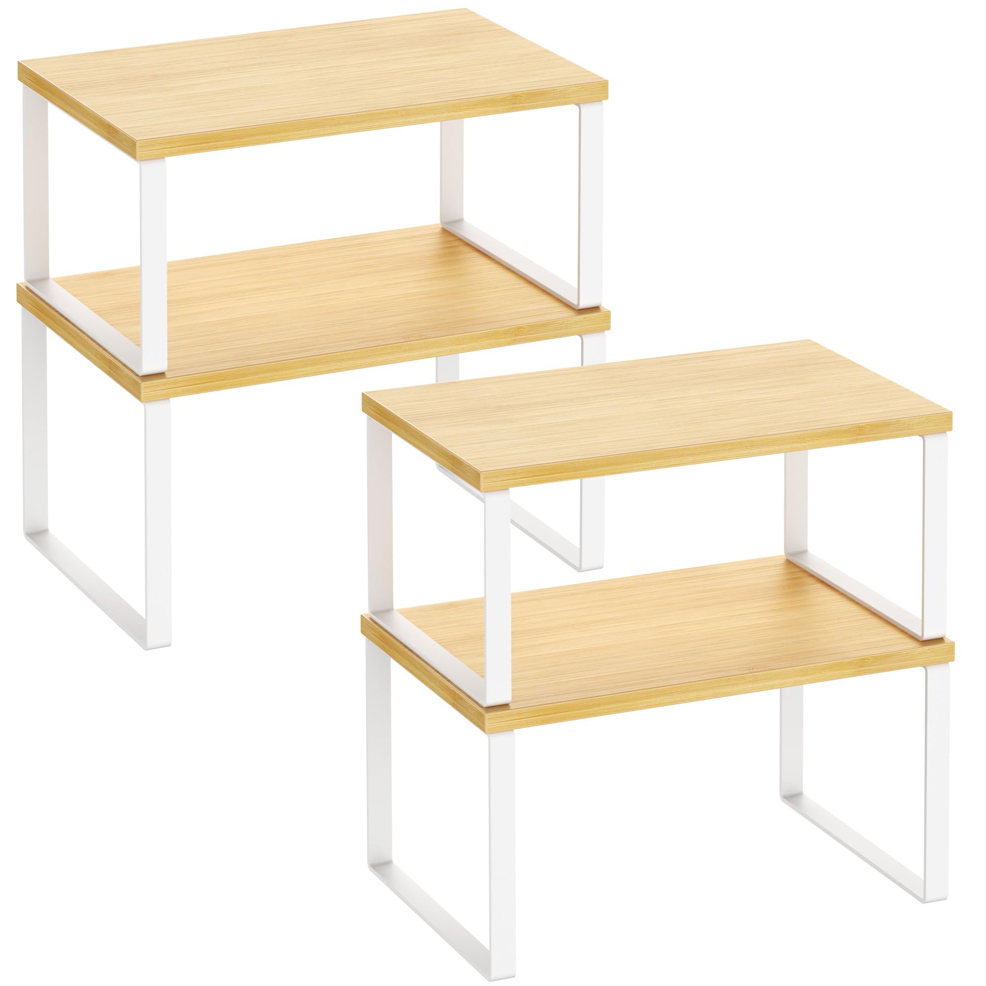 Organizador Selefrecos: estante grande con pies de metal para mayor estabilidad.