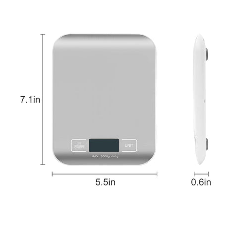 Selegere balanza digital con función tara para envases.