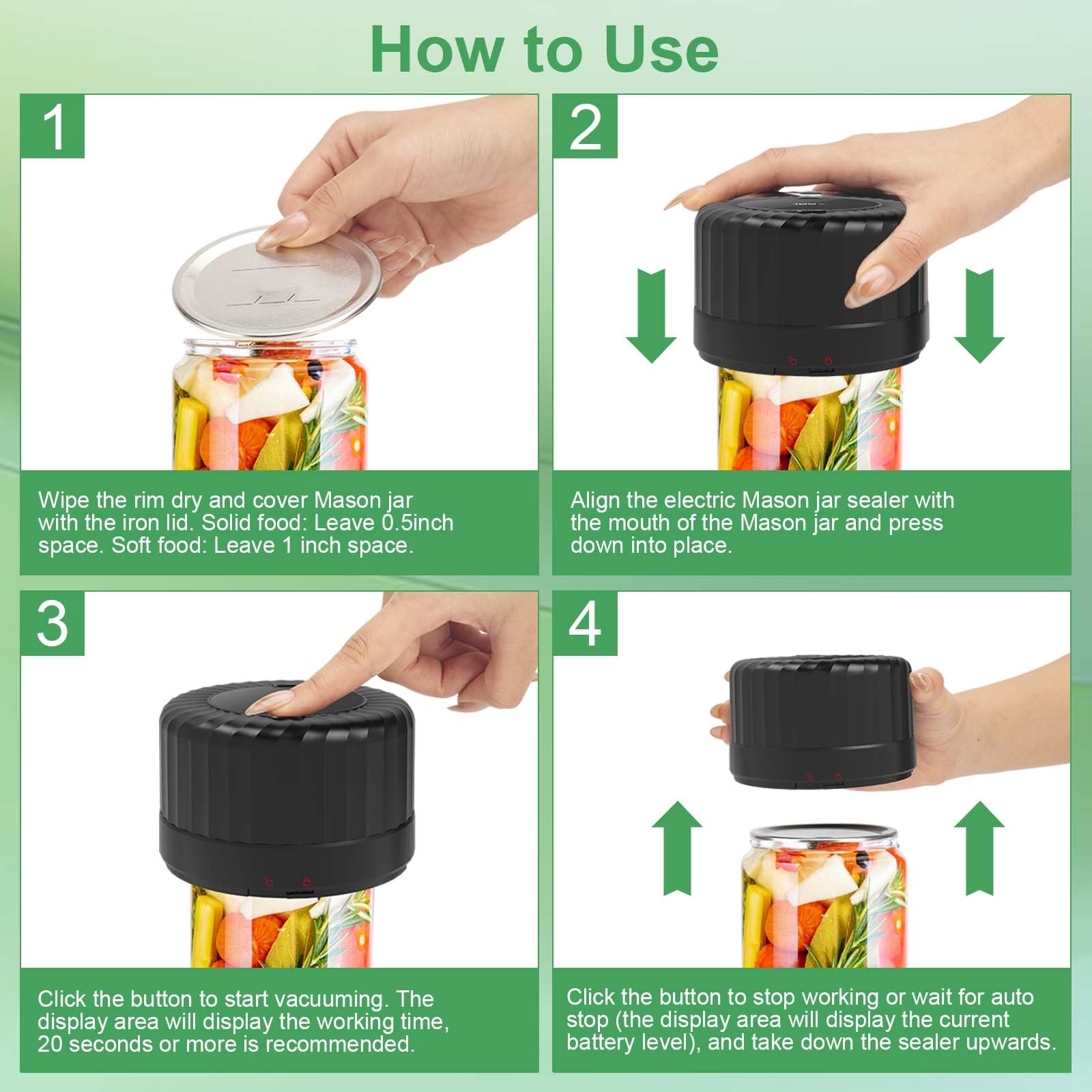 SelePow VP06+ uso portátil y recargable para exteriores y camping