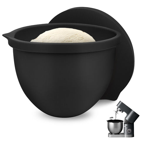 SelfTek liner de silicona para tazón 5qt insertado, facilita almacenamiento