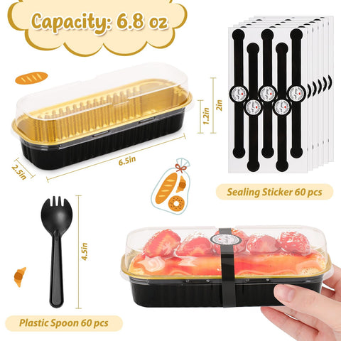 Selizo molde de aluminio desechable apto para horno y refrigeración.