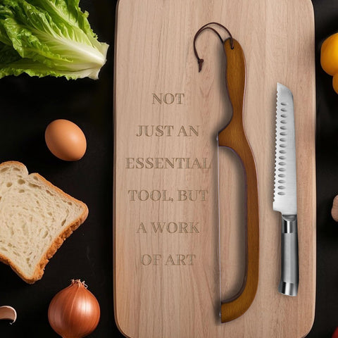 SeLucky cuchillo pan masa madre, corte preciso y antiadherente para panes caseros.